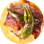 Grilled Beef & Shishito